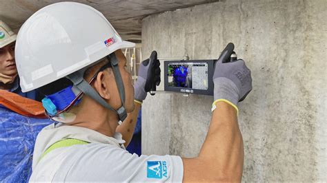 ultrasonic concrete testing equipment|ultrasonic testing on concrete structures.